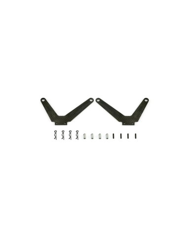 Serpent I Battery mount plate carbon set SRX8E (SER600951) 