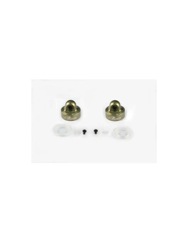 Bouchon d'amortisseur alu hard coated  (2) SRX8 (SER600850) 