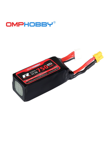 Batterie OMP HOBBY - LiPo Battery 11.1V 3S 850mAh 60C