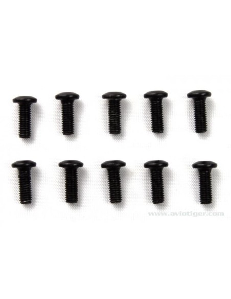 VIS TETE HEX BOMBE M3X10MM S10