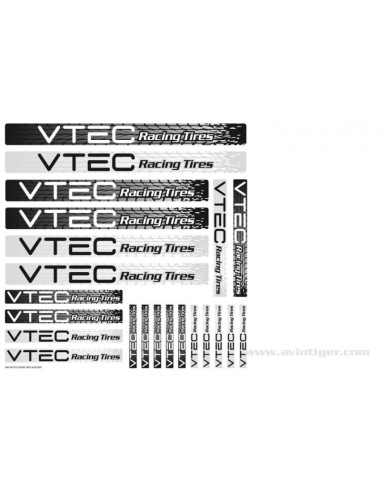 STICKERS JANTES VTEC RACING