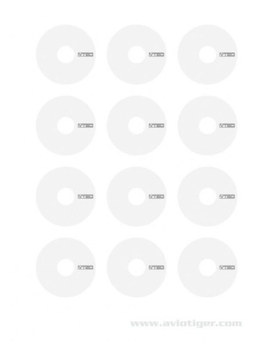 STICKER JANTES DISH BLANC