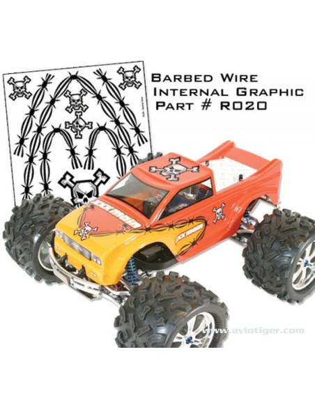 STICKER INT BARBED WIRE