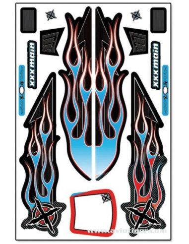 X-WRAPZ 1/8 BUGGY BLEU